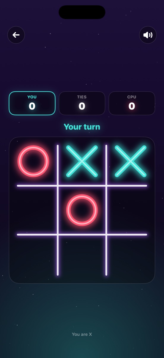 Tic Tac Toe gameplay